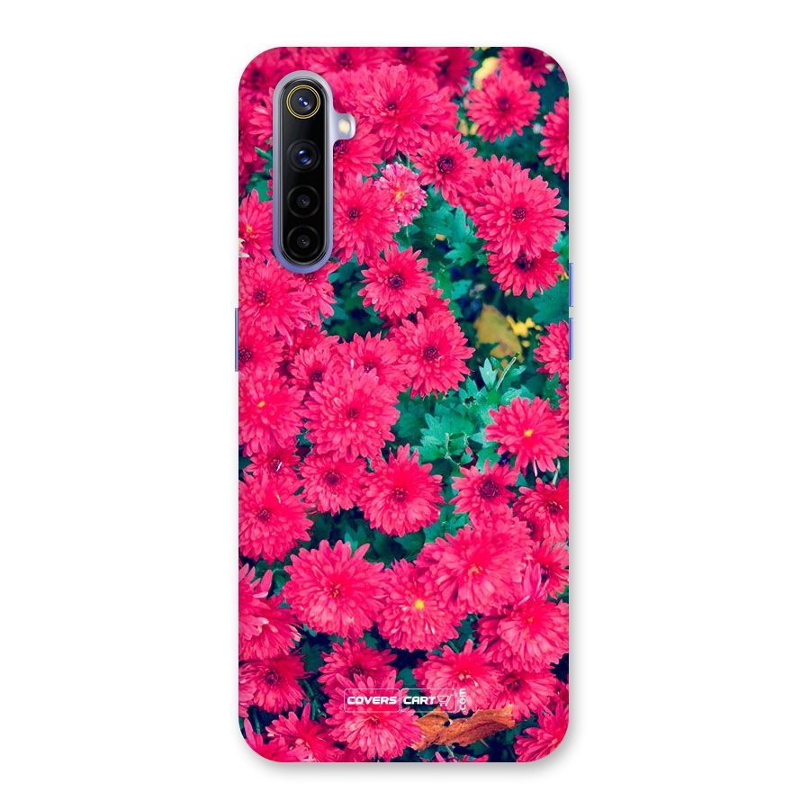 Pink Flowers Back Case for Realme 6