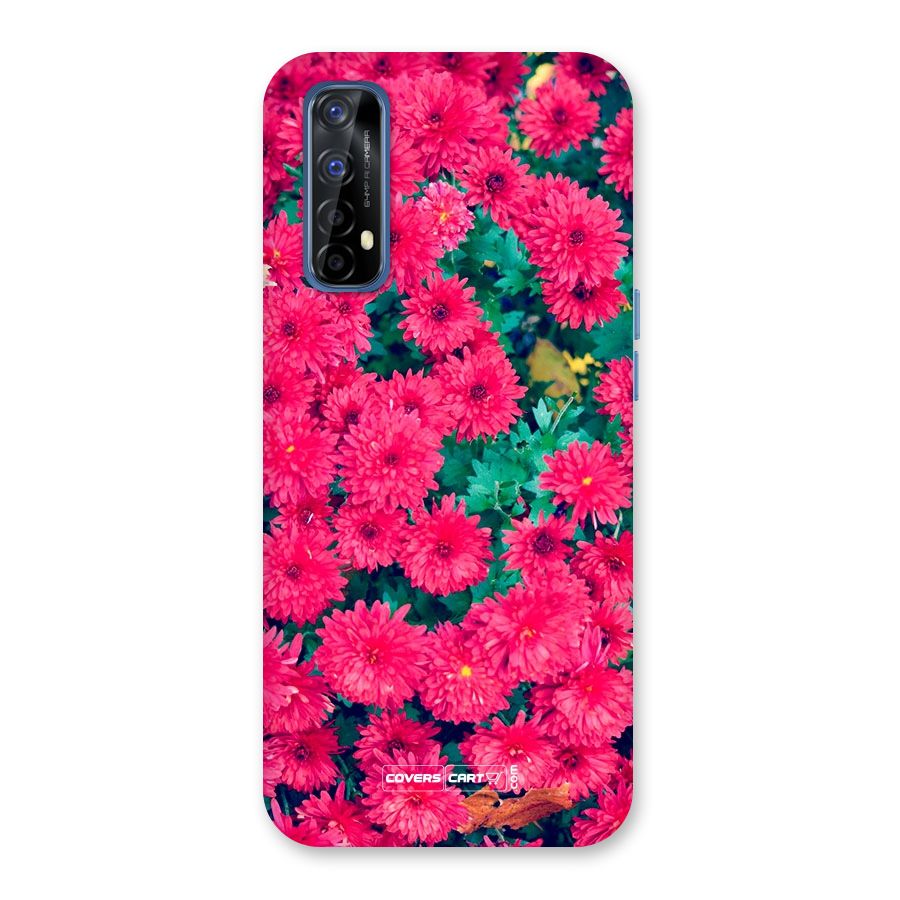 Pink Flowers Back Case for Realme 7