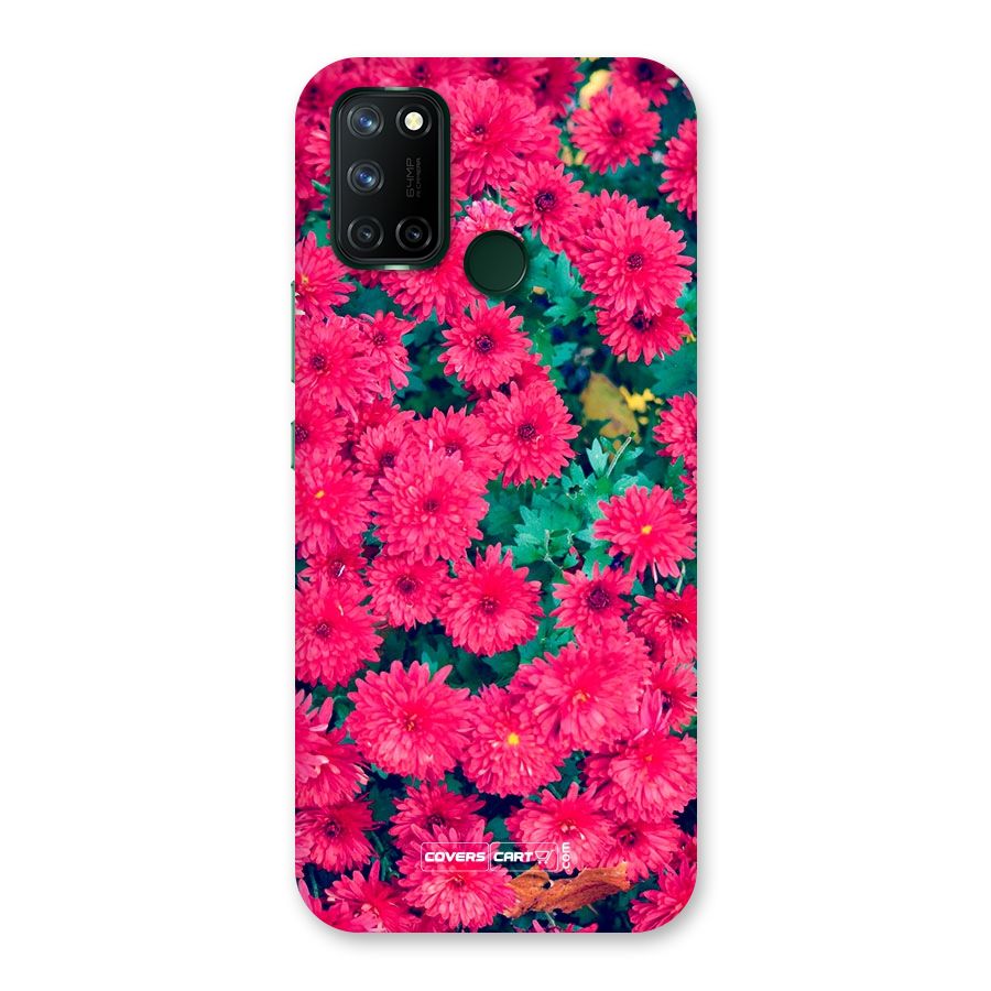 Pink Flowers Back Case for Realme 7i