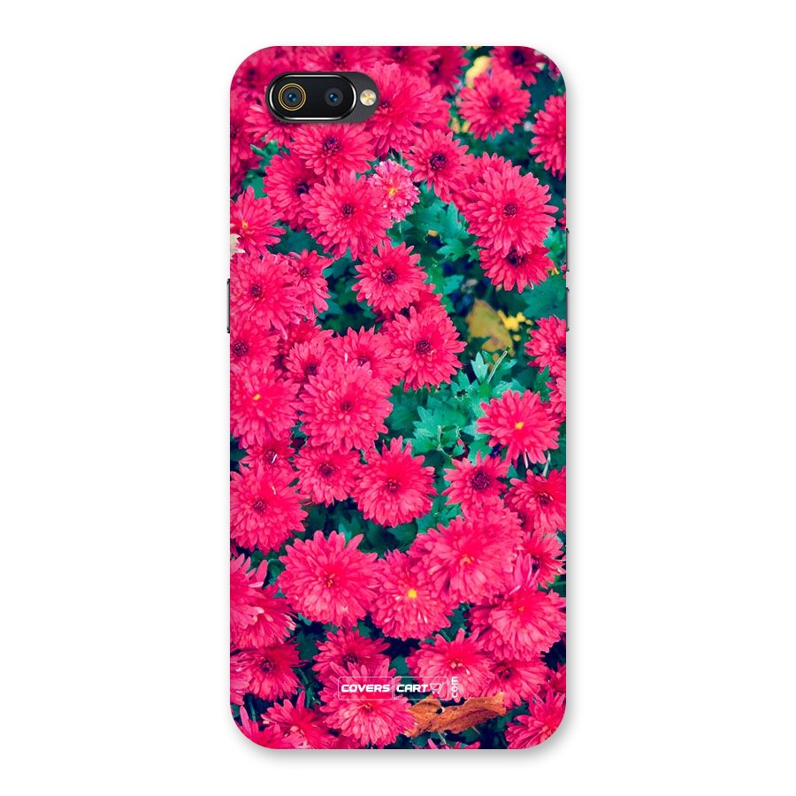 Pink Flowers Back Case for Realme C2