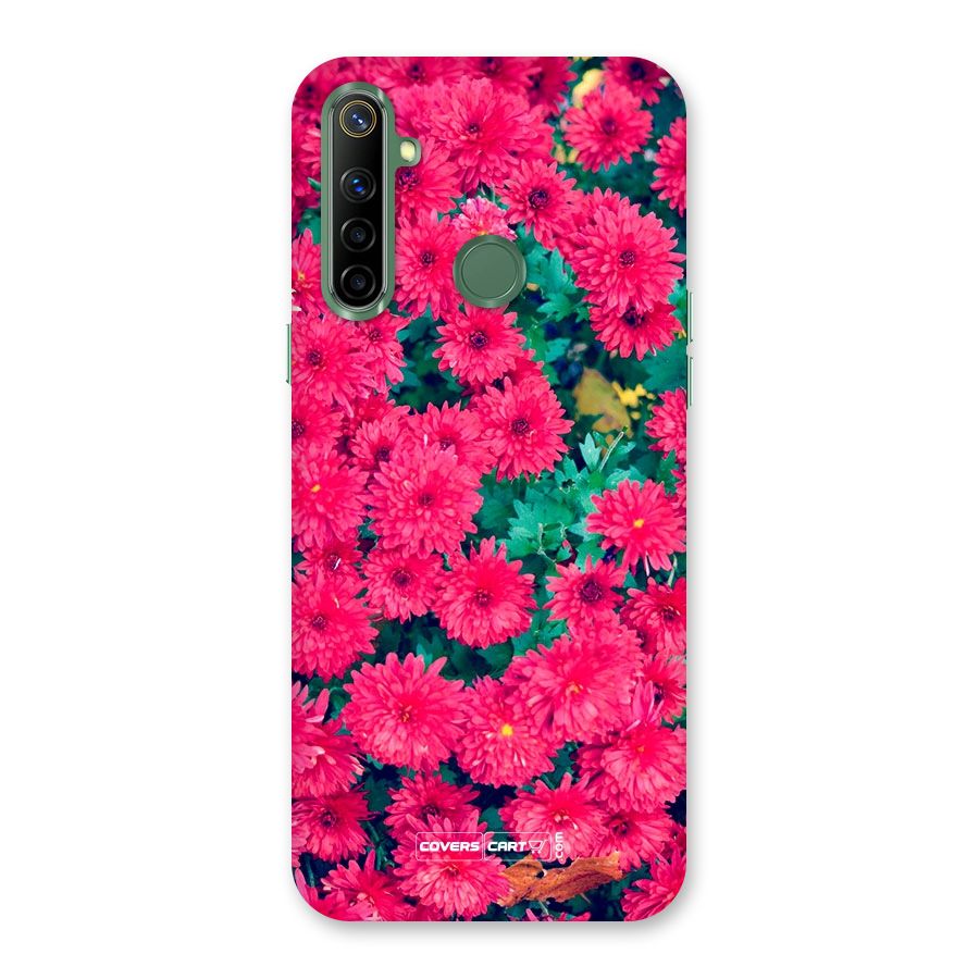 Pink Flowers Back Case for Realme Narzo 10
