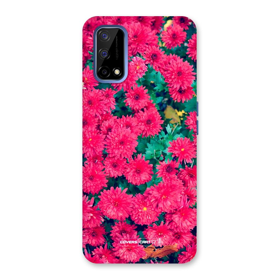 Pink Flowers Back Case for Realme Narzo 30 Pro