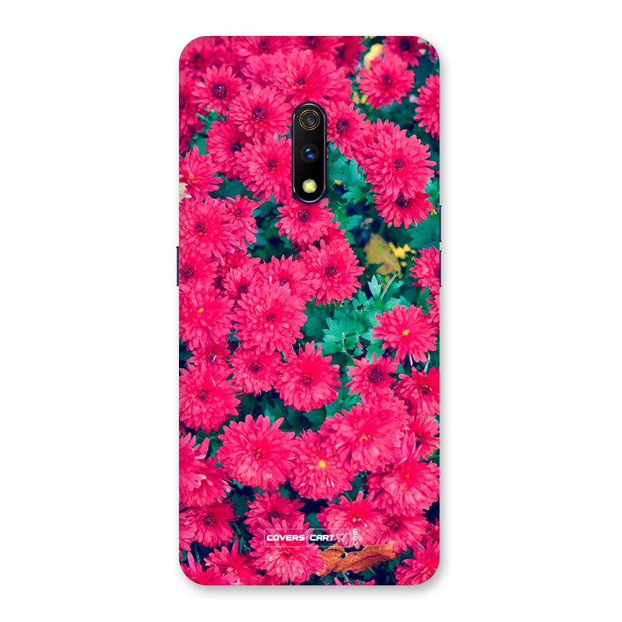 Pink Flowers Back Case for Realme X