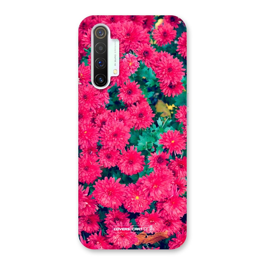 Pink Flowers Back Case for Realme X3