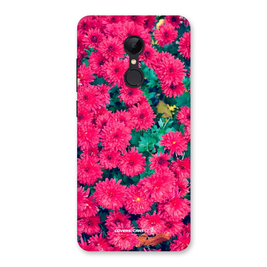 Pink Flowers Back Case for Redmi 5