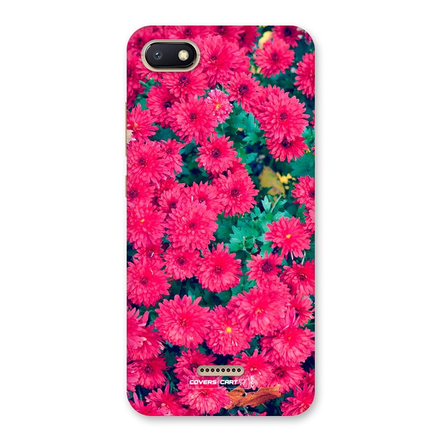 Pink Flowers Back Case for Redmi 6A