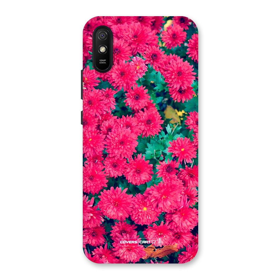 Pink Flowers Back Case for Redmi 9A