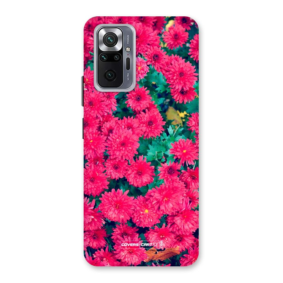 Pink Flowers Back Case for Redmi Note 10 Pro Max