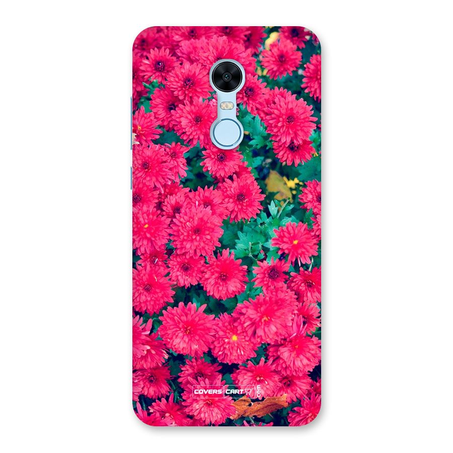 Pink Flowers Back Case for Redmi Note 5