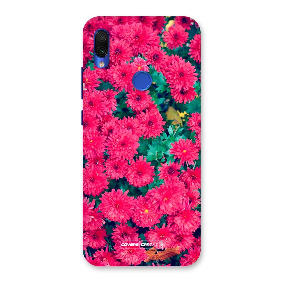 Pink Flowers Back Case for Redmi Note 7S