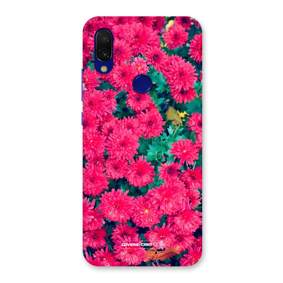 Pink Flowers Back Case for Redmi Y3
