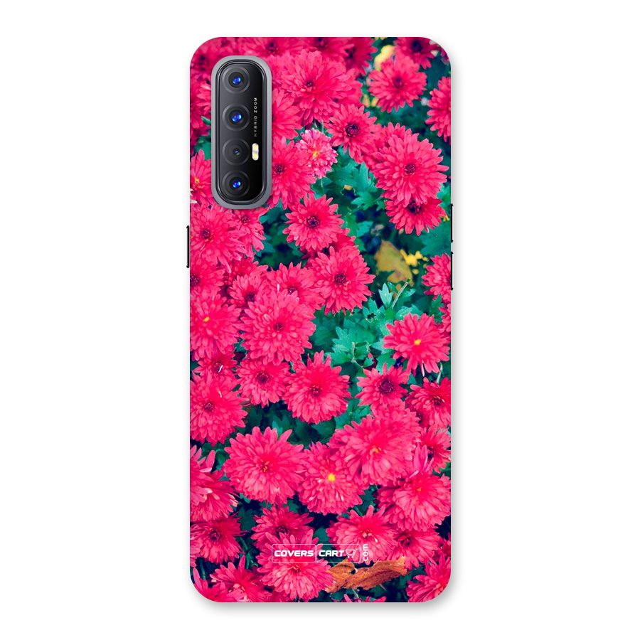 Pink Flowers Back Case for Reno3 Pro