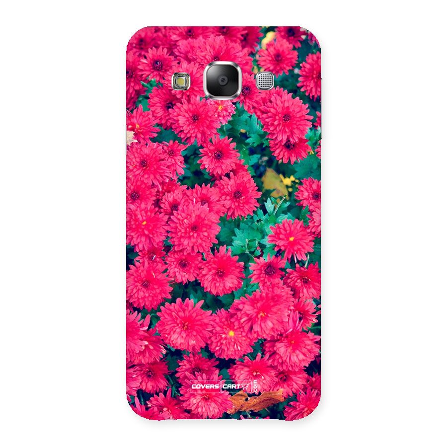 Pink Flowers Back Case for Samsung Galaxy E5