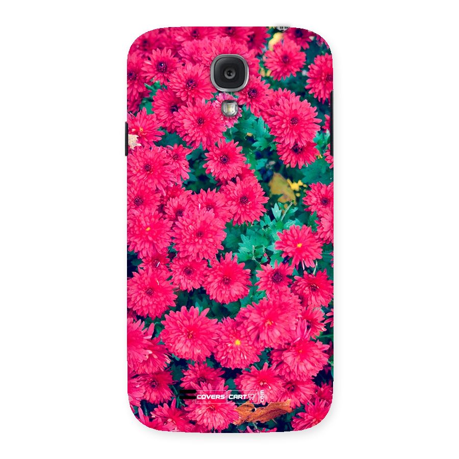 Pink Flowers Back Case for Samsung Galaxy S4