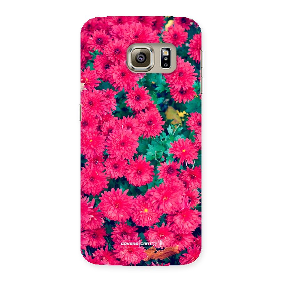 Pink Flowers Back Case for Samsung Galaxy S6 Edge
