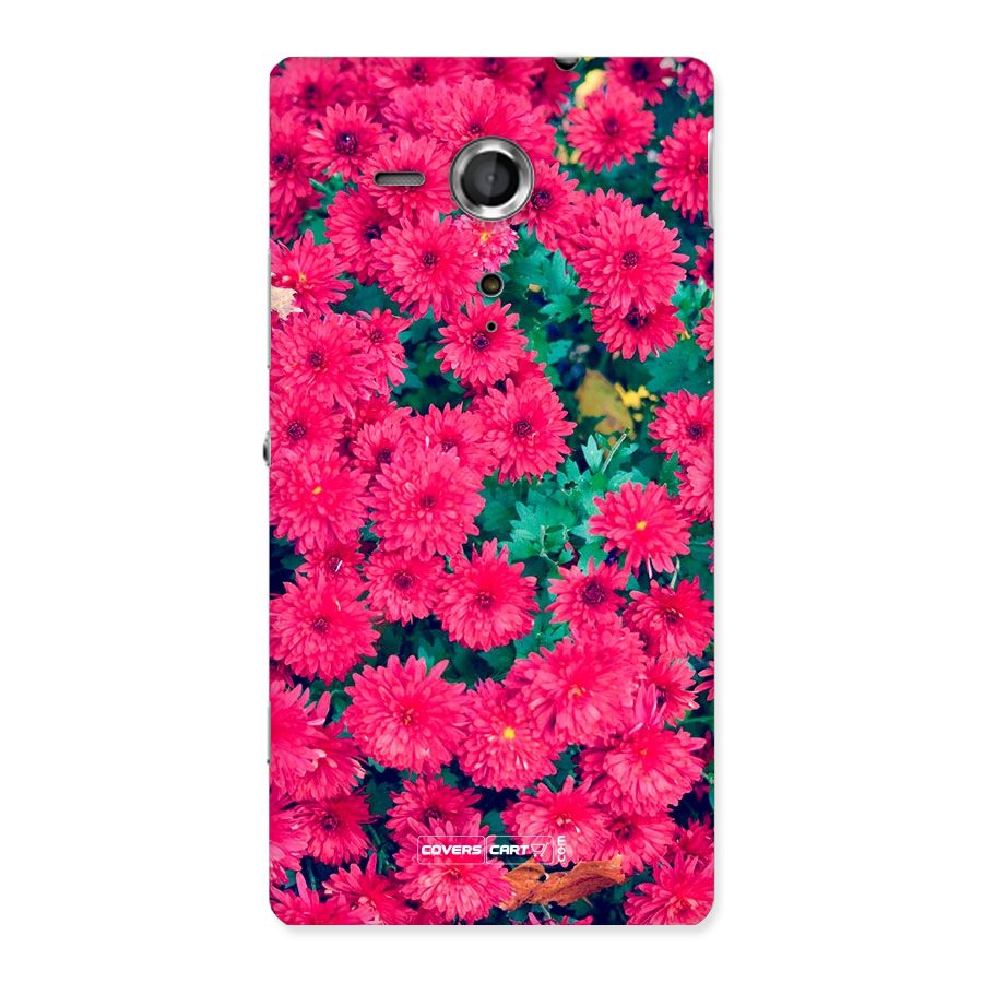 Pink Flowers Back Case for Sony Xperia SP