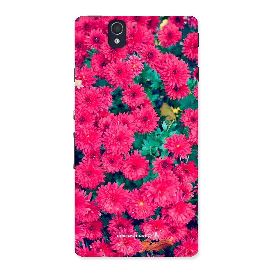 Pink Flowers Back Case for Sony Xperia Z