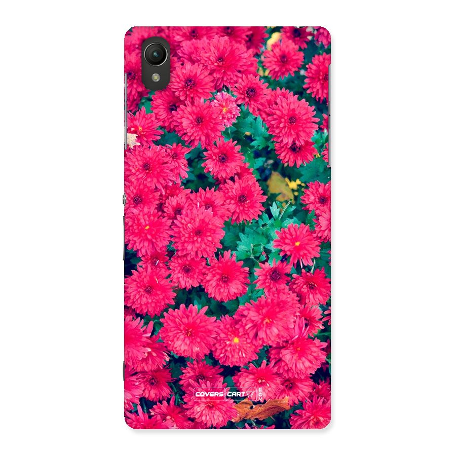 Pink Flowers Back Case for Sony Xperia Z2