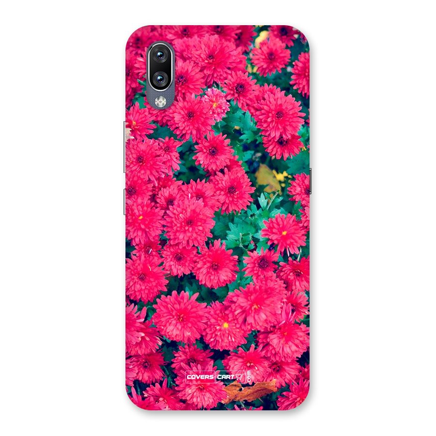 Pink Flowers Back Case for Vivo NEX