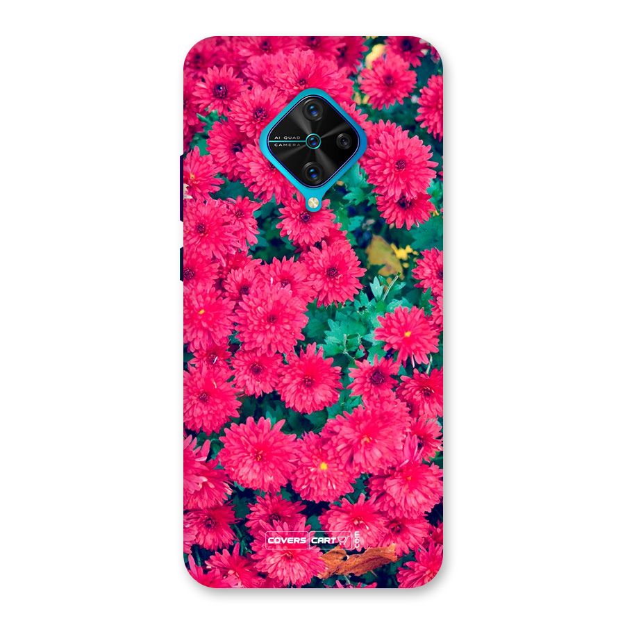 Pink Flowers Back Case for Vivo S1 Pro