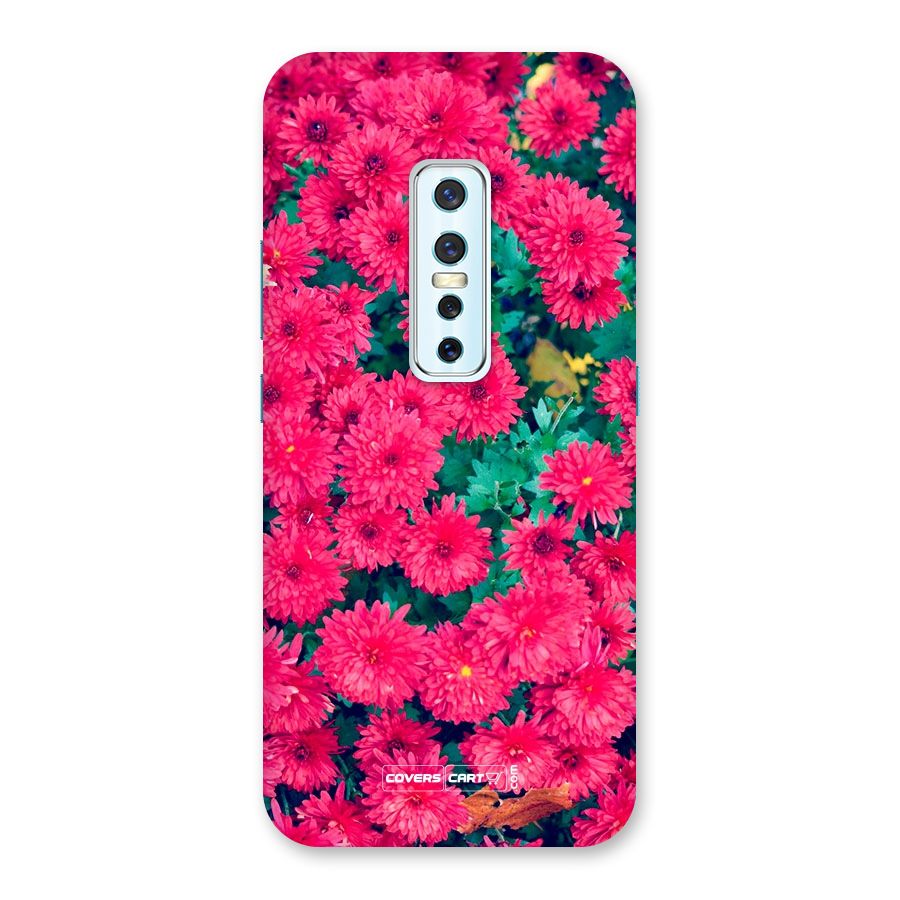 Pink Flowers Back Case for Vivo V17 Pro