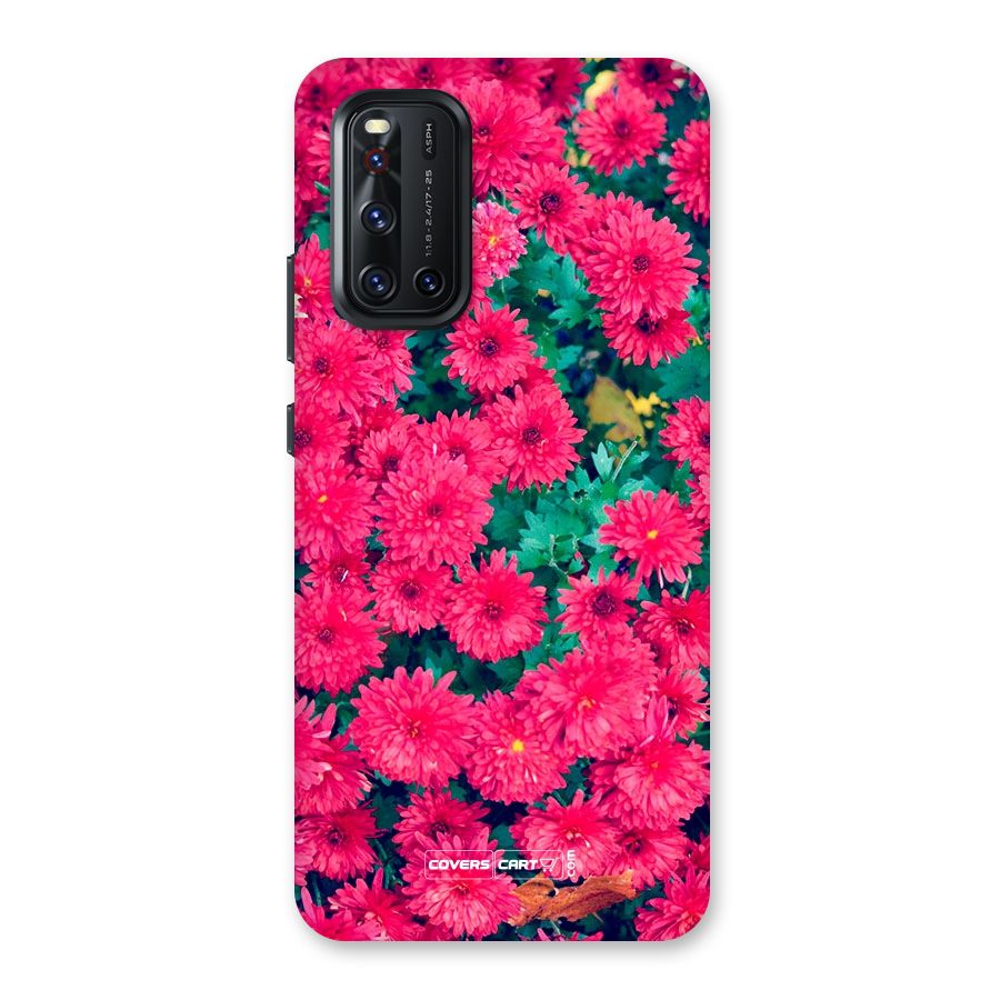 Pink Flowers Back Case for Vivo V19