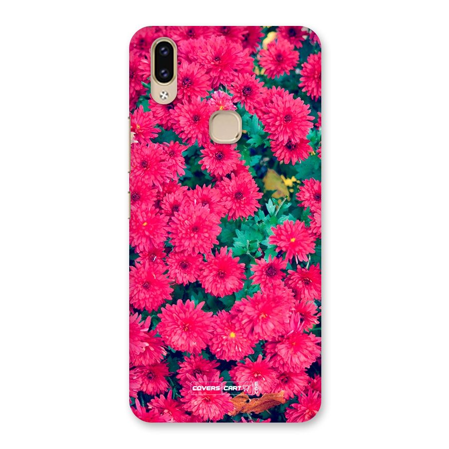 Pink Flowers Back Case for Vivo V9