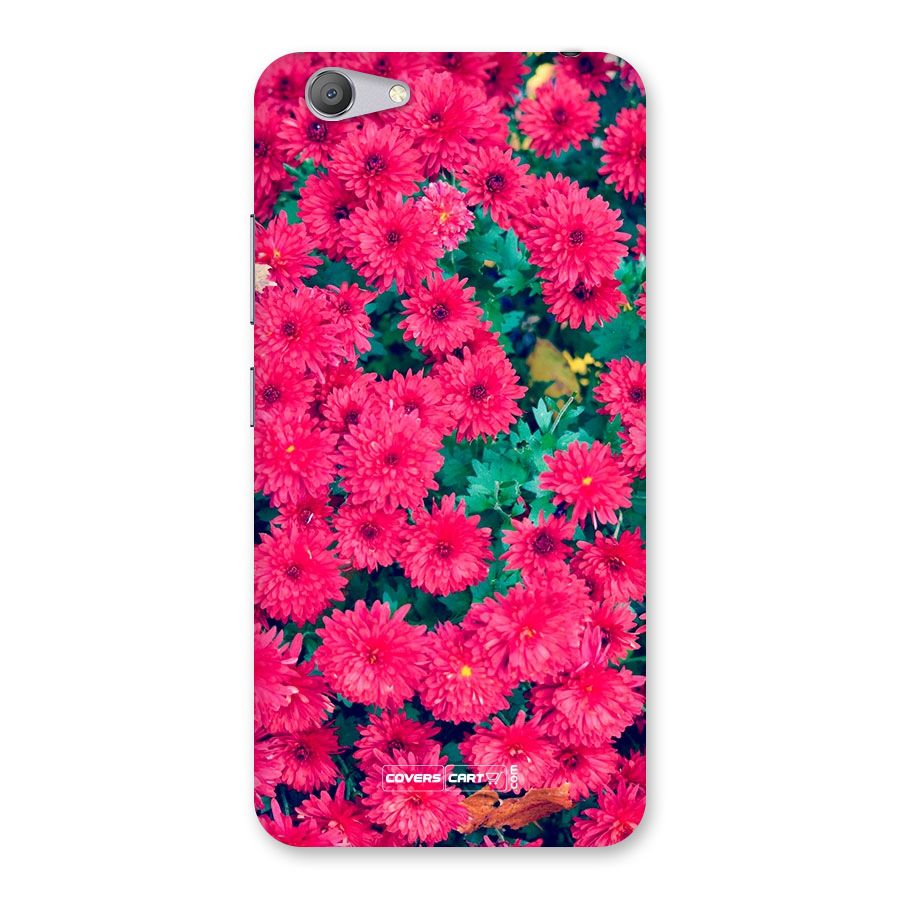 Pink Flowers Back Case for Vivo Y53
