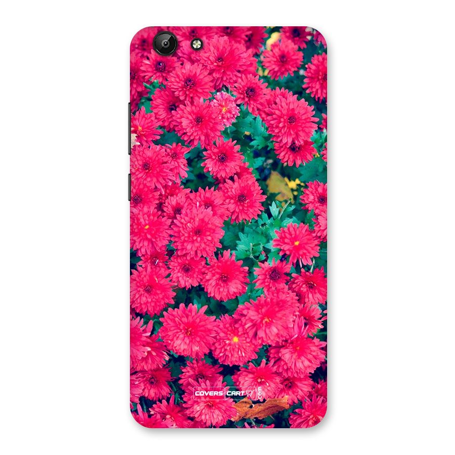Pink Flowers Back Case for Vivo Y69