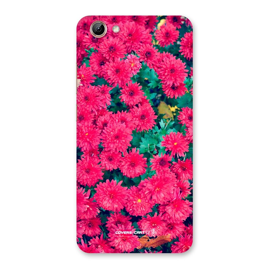 Pink Flowers Back Case for Vivo Y71i