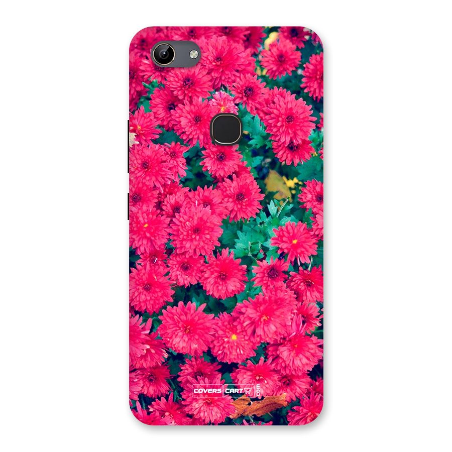 Pink Flowers Back Case for Vivo Y81
