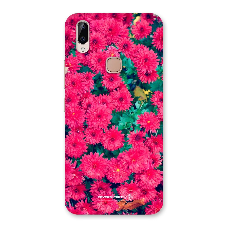 Pink Flowers Back Case for Vivo Y83 Pro