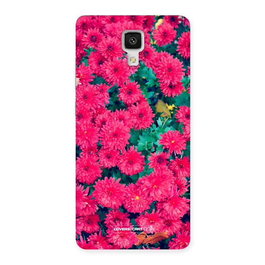 Pink Flowers Back Case for Xiaomi Mi 4