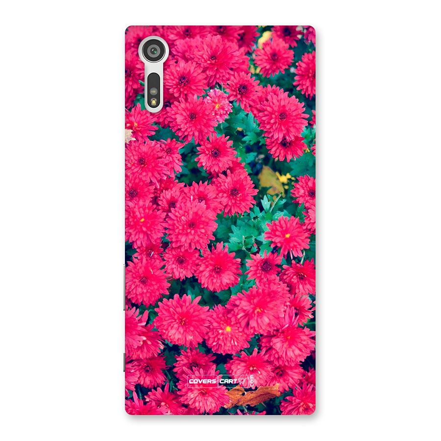 Pink Flowers Back Case for Xperia XZ
