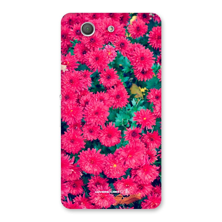 Pink Flowers Back Case for Xperia Z3 Compact