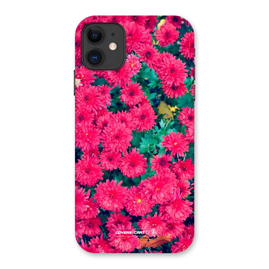 Pink Flowers Back Case for iPhone 11