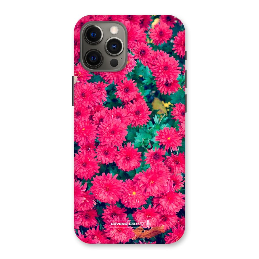 Pink Flowers Back Case for iPhone 12 Pro Max