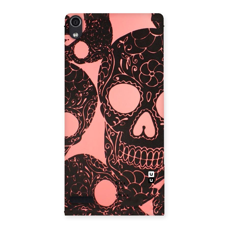 Pink Head Back Case for Ascend P6