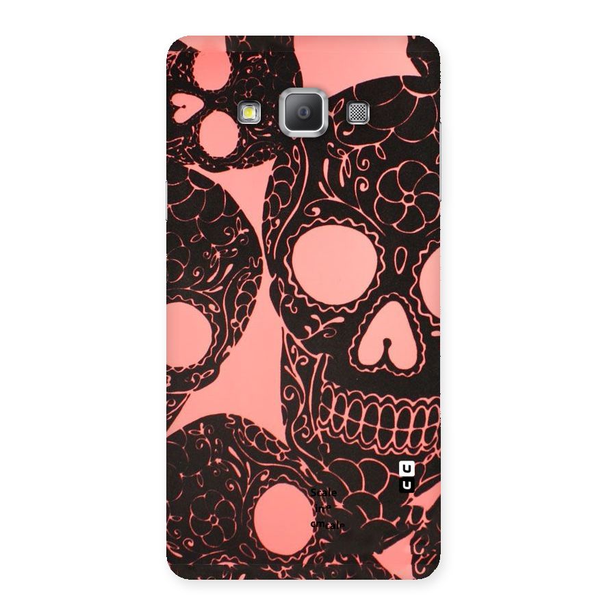 Pink Head Back Case for Galaxy A7