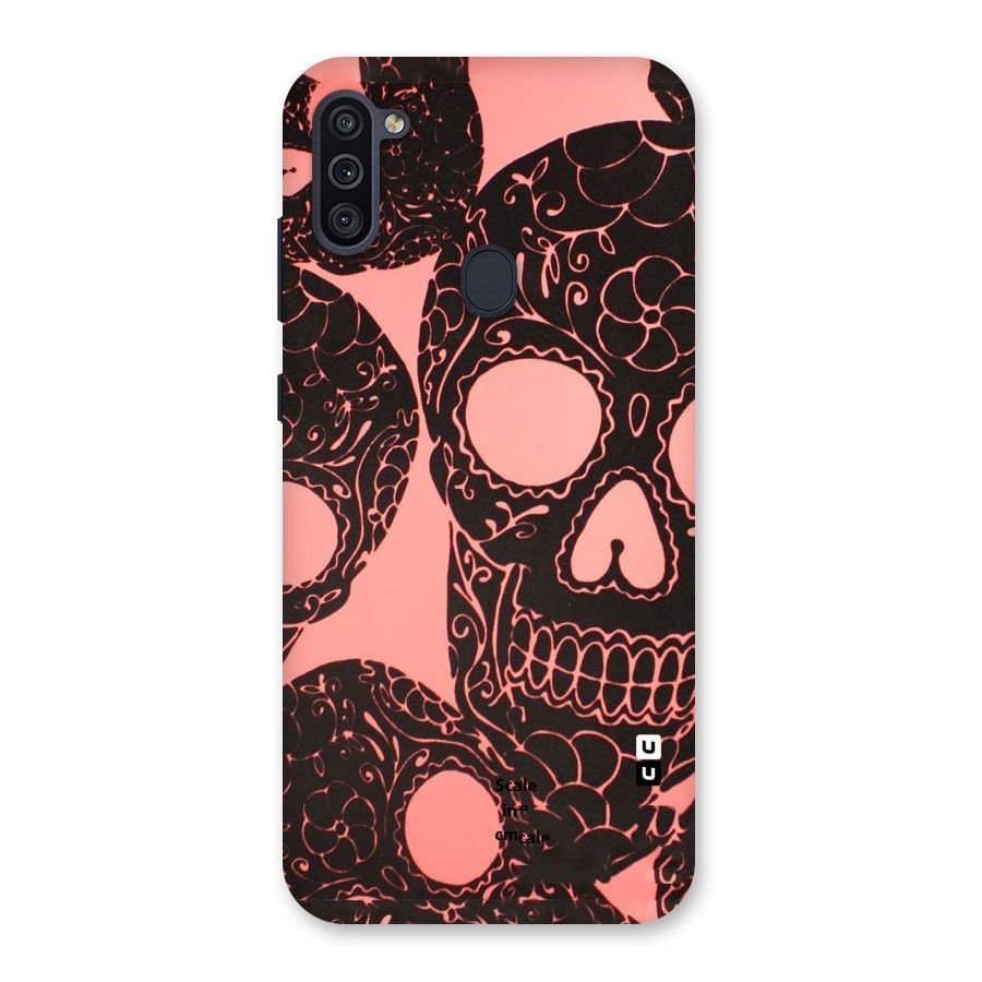 Pink Head Back Case for Galaxy M11