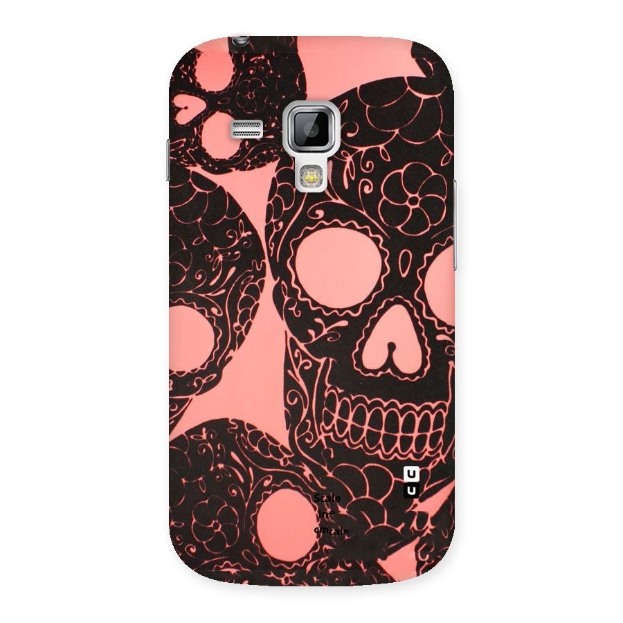 Pink Head Back Case for Galaxy S Duos
