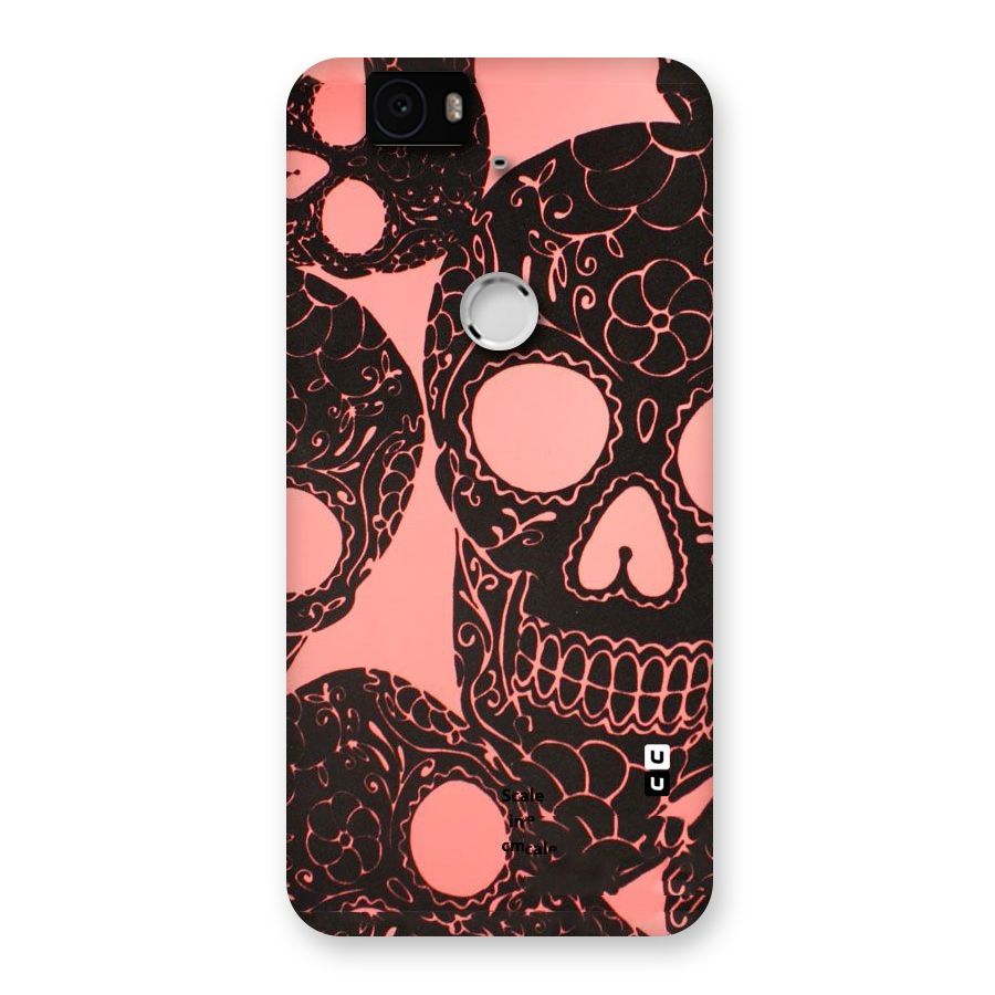 Pink Head Back Case for Google Nexus-6P