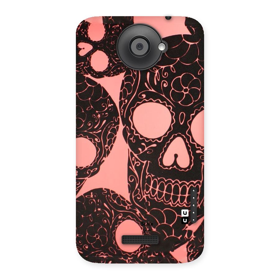 Pink Head Back Case for HTC One X