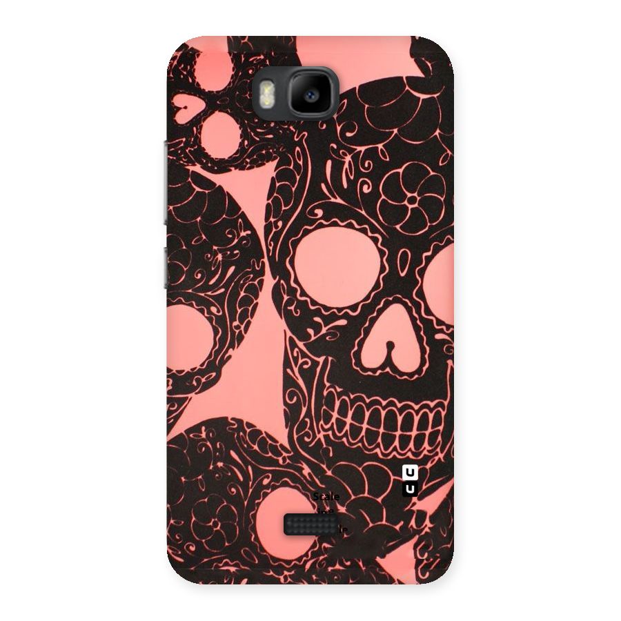 Pink Head Back Case for Honor Bee