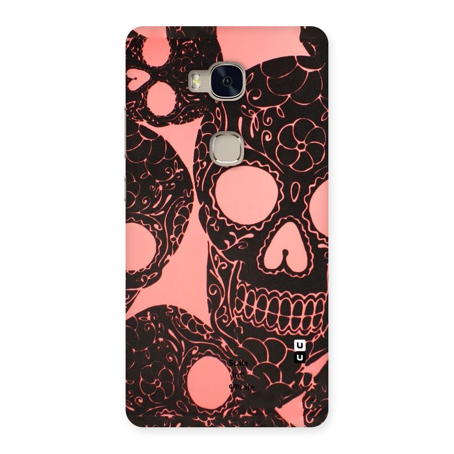 Pink Head Back Case for Huawei Honor 5X