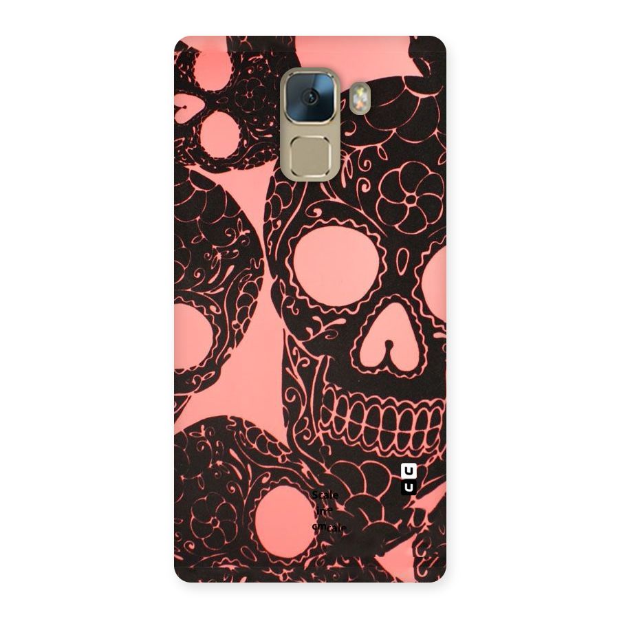 Pink Head Back Case for Huawei Honor 7