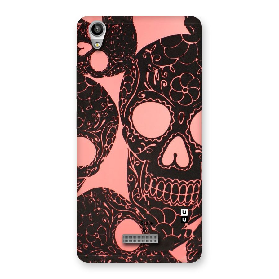 Pink Head Back Case for Lava-Pixel-V1