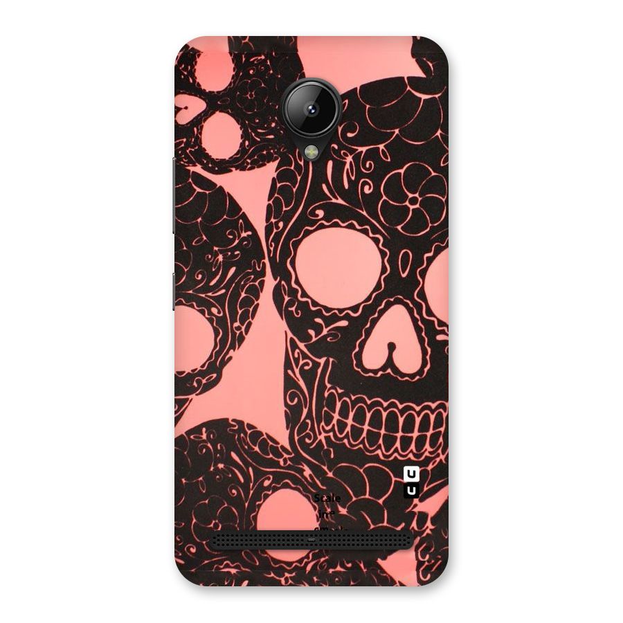 Pink Head Back Case for Lenovo C2
