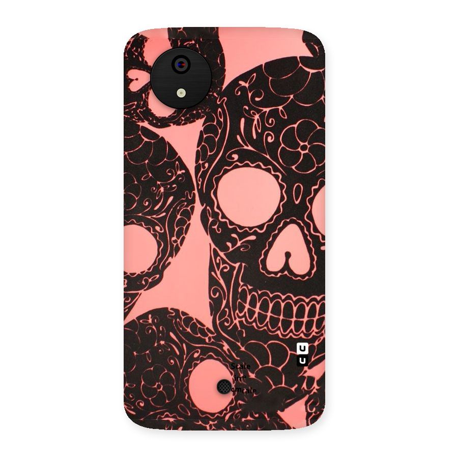 Pink Head Back Case for Micromax Canvas A1