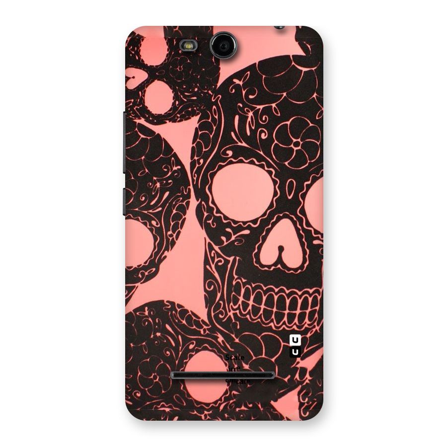 Pink Head Back Case for Micromax Canvas Juice 3 Q392